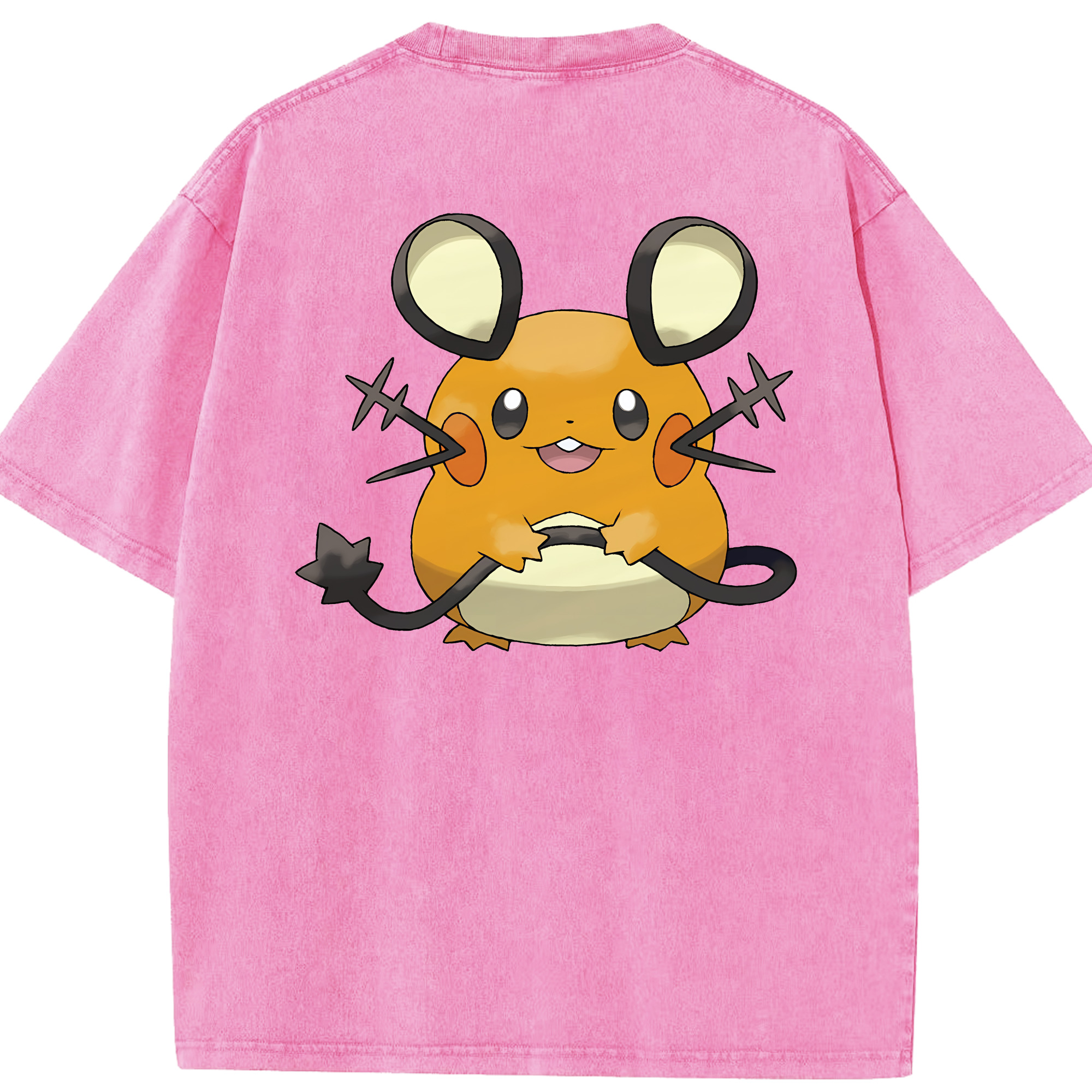 （画像用） ポケットモンスター Pokémon 綿100% ヴィンテージ風 半袖Tシャツ（背面プリント）